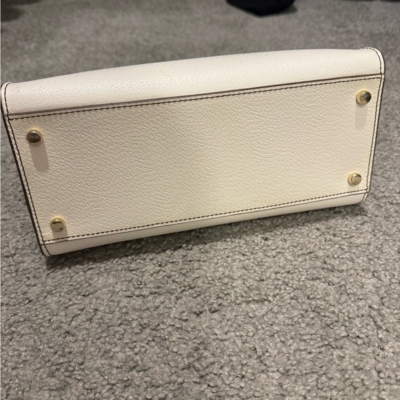 Kate Spade Cream Satchel with Tan Trim - Picture 2 of 5